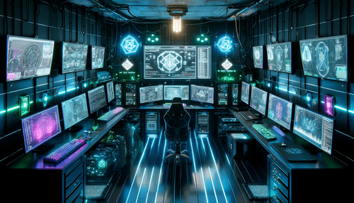 room, cyber, pc pc, hacker, game, generated ai, hacker, hacker, hacker, hacker, hacker