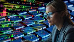 ai generated, programming, programmer, computer, computer scientist, workplace, code, systems analyst, consultant, advisor, it specialist, server, server room, hardware, data, woman