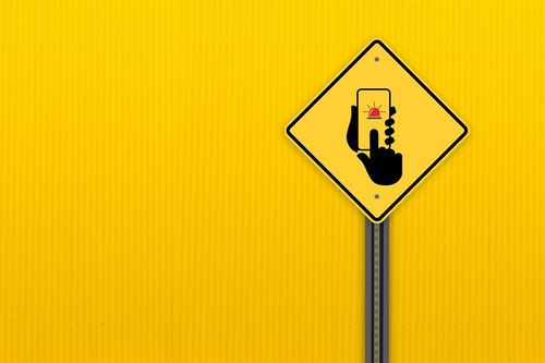 road sign, alarm, phone, smartphone, notification, mobile phone, internet, warning, notice, risk, symbol, security, attention, dangerous, notification, notification, notification, notification, notification, internet