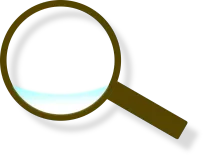 magnifying glass, glass, wood, lens, blue, brown, graphic, magnifying glass, magnifying glass, magnifying glass, magnifying glass, magnifying glass