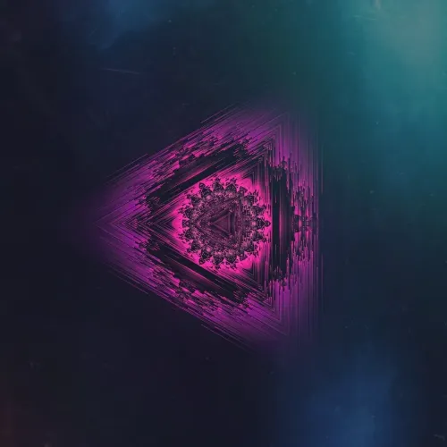 mandala, neon, symmetric, symmetry, geometry, geometric, digital art, digital, glitch, glitch art, triangle, blue art, blue digital, blue neon, blue mandala, glitch, glitch, glitch, glitch, glitch