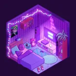cat, pet, room, home, gamer, gaming, game over, bedroom, animal, chill, pink