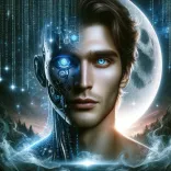 robot, technology, universe, galaxy, system, robotic, matrix, code, programming, ai generated, coding, computer, hacker, binary, fantasy