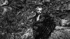 mask, monochrome, cosplay, cat, pet, animal, nature, model