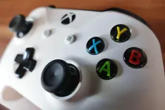 x box, console, joypad, activity, blue, button, colour, computer, control, controller, electrical, entertainment, equipment, finger, fun, game, game pad, gaming, hand, handheld, holding, joy, arcade, joystick, leisure, pad, peripheral, plastic, play, play button, push, white, player, media, x-box one, toys, electronics, tech, technology, x box, x box, x box, x box, x box, joystick, joystick, tech