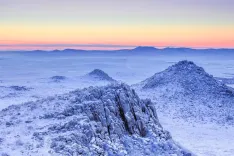 frozen, landscape, cold, sunrise, file, nature, wilderness, rock, december, mongolia, mongolia eastern