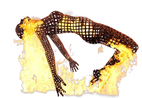burnout, powerless, sculpture, sleep, throughts, fire, flames, back pain, model, hover, figure, rust, burnout, burnout, back pain, back pain, back pain, back pain, back pain