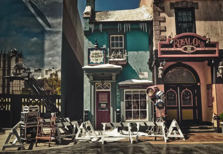 movie scenes, movie, backdrop, studio, equipment, facade, barrier, camera crane, film studio, headlights, recording, camera, holywood, filming, film shoot, rotate, movie set, film studio, movie set, movie set, movie set, movie set, movie set