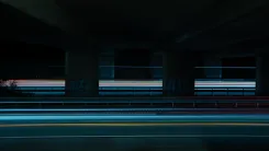 long exposure, light trails, car wallpapers, car, speed, movement, dark, cyberpunk, futuristic, technology