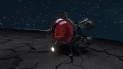 spaceship, ufo, stars, universe, planet, moon, computer graphics, graphic, wallpaper, background, 3d wallpapers, desktop, dark, render, 3d