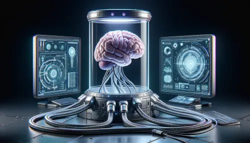 ai generated, brain, simulation, robot, reality, cybernetics, virtual reality, software