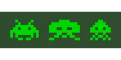 pixelgrafic, dos, game, invaders, space, green, pixel, green gaming, green game, green games, game, space, pixel, pixel, pixel, pixel, pixel