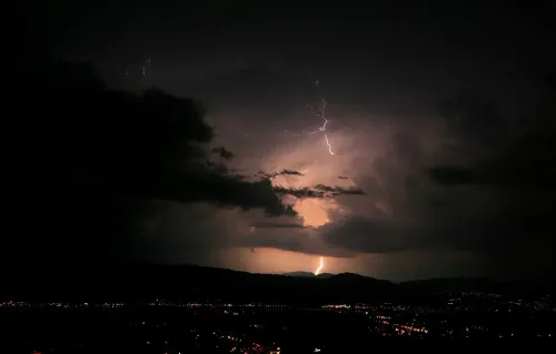 lightning, eve, nature, night, clouds, lighting mood, thunderstorm