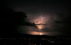 lightning, eve, nature, night, clouds, lighting mood, thunderstorm