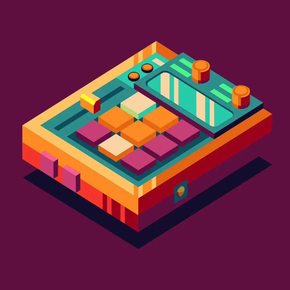 groove box, music, retro, studio, sound, midi, controller, electronic, digital, tool, audio, technology, equipment