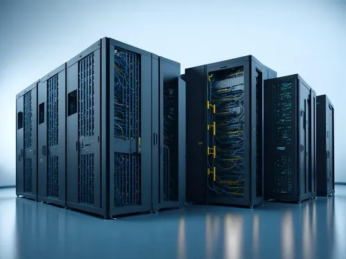 ai generated, data centre, computer, server, rack, technology, digital, processor, server, server, server, server, server