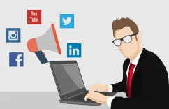 social, media, social media, social media marketing, social networking, business, man, marketeer, communication, internet, technology, web, marketing, ideas, office, laptop, megaphone, share, megaphone, megaphone, megaphone, megaphone, megaphone