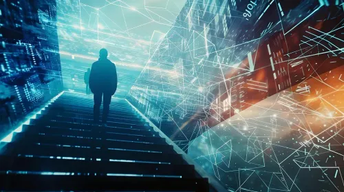 ai generated, man, technology, business, office, meeting, digital, internet, computer, network, future, data, design, communication, information, connection, networking, futuristic, cyber, web, hacker, matrix, sci-fi