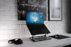 laptop, desk, office, workspace, office space, digital nomad, laptop stand, laptop riser, mechanical keyboard, headphones, computer mouse, mouse pad, work, ai, machine learning, artificial intelligence, computer, technology, machine learning, machine learning, machine learning, machine learning, machine learning, artificial intelligence